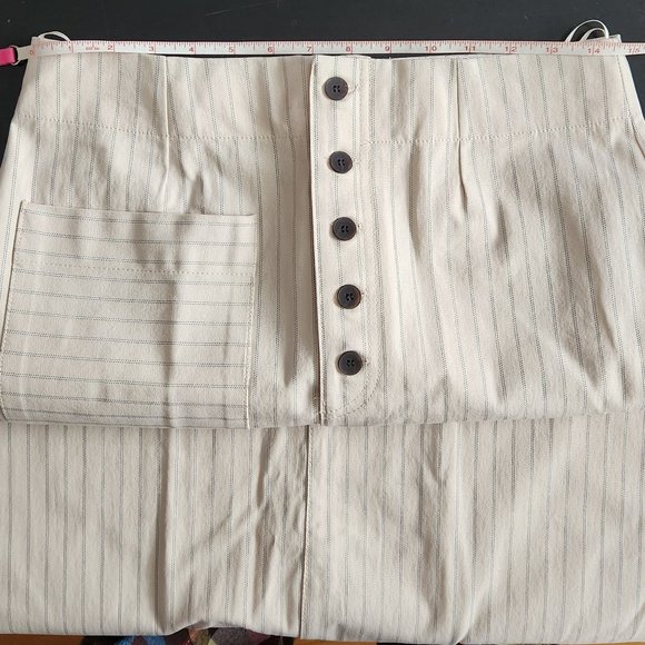 NWT Zara Midi Striped Skirt - Picture 7 of 7
